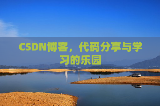 CSDN博客,代码分享与学习的乐园